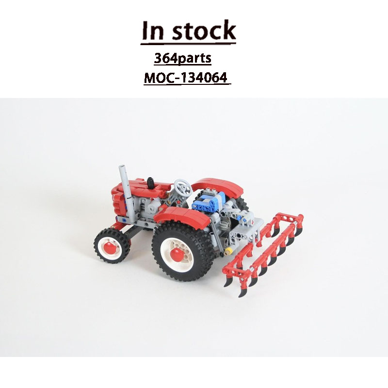 Urban Farming And Urban Agriculture - MOC-134064 アーバンファーム農業レトロトラクタービルディングブロックモデル 364 パーツ男の子子供の誕生日クリスマスおもちゃギフト