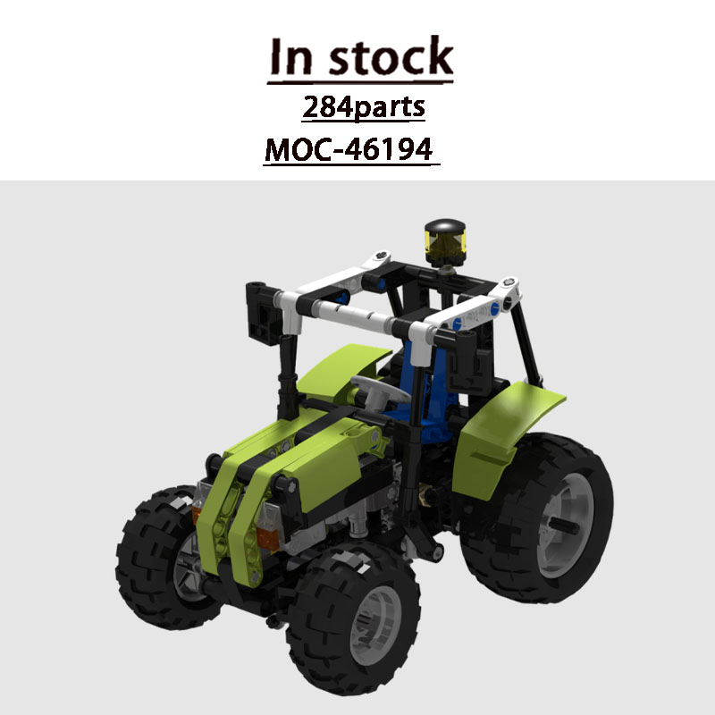 Urban Farming And Urban Agriculture - MOC-46194 アーバンファーム農業トラクター ビルディングブロックモデル 284 パーツ MOC