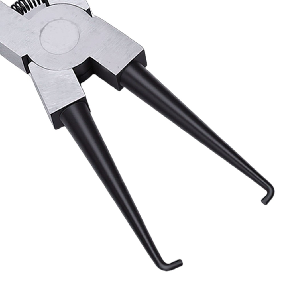 Carbon Filter Inline - 9 インチ燃料ラインプライヤー内蔵リターンスプリングユニバーサル燃料フィルタープライヤー滑り止めハンドルクイックリリースプライヤーオートショップ