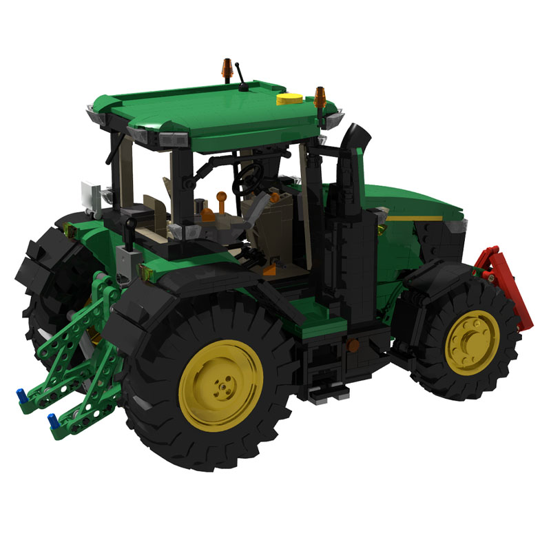 Urban Farming And Urban Agriculture - MOC-231420 アーバンファーム農業トラクター ビルディングブロックモデル 1984 ピース MOC