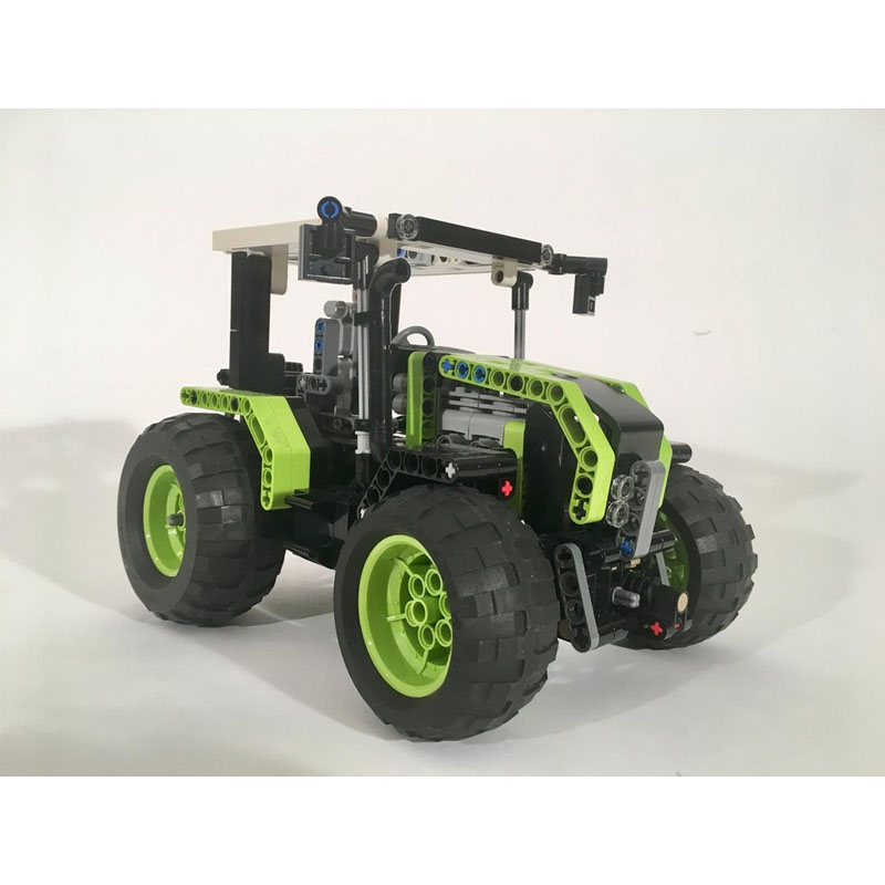 Urban Farming And Urban Agriculture - MOC-97333 都市農場農業トラクター ビルディングブロックモデル 660 パーツ MOC