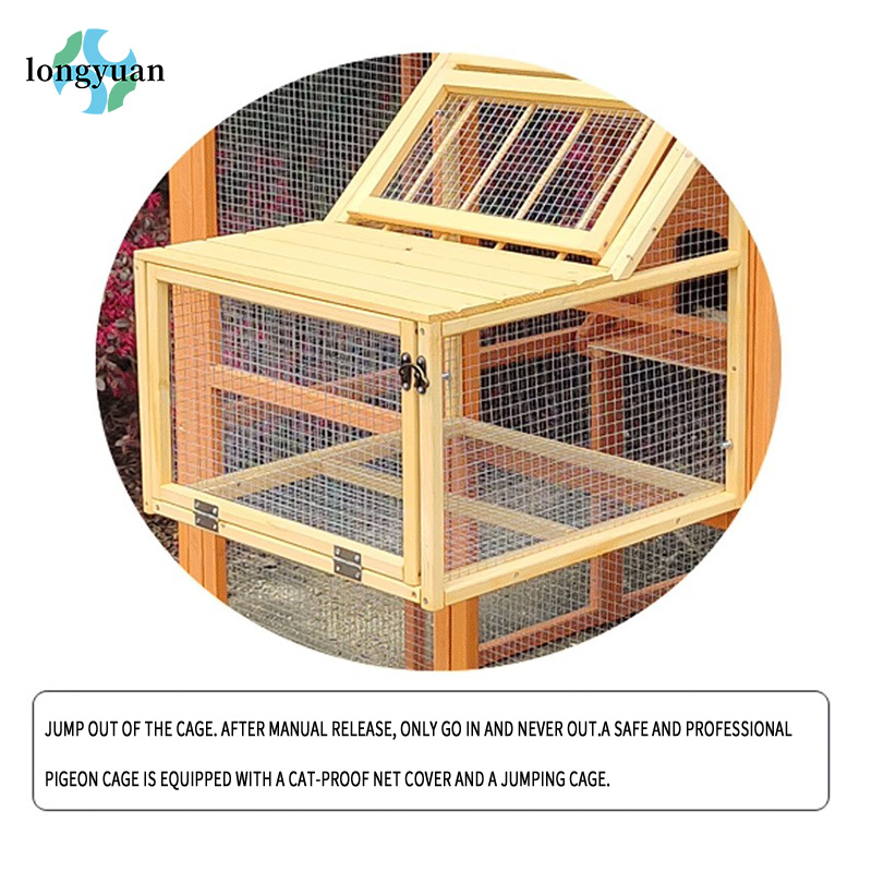 新しいデザインの大型防水木製屋外鳩・家禽飼育ケージ、ペットハ - Urban Farming Garden のレビューと価格