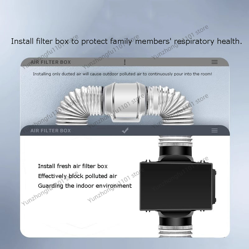 プレフィルター活性炭とHEPAフィルター付き新鮮空気吸気イン - Carbon Filter Inline のレビューと価格